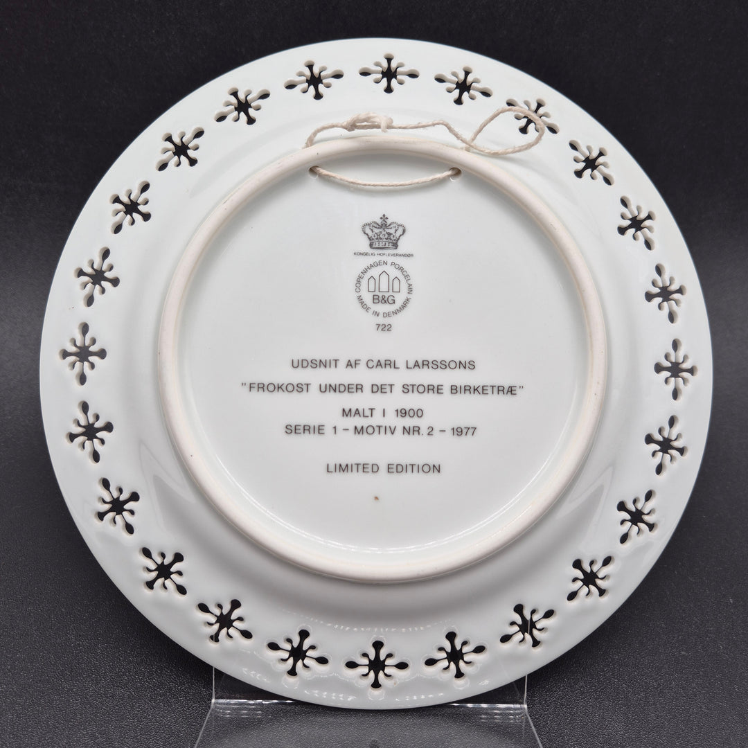 Bing & Gröndahl samlartallrik retro porslin