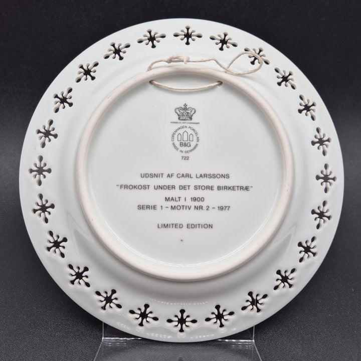 Bing & Gröndahl samlartallrik retro porslin