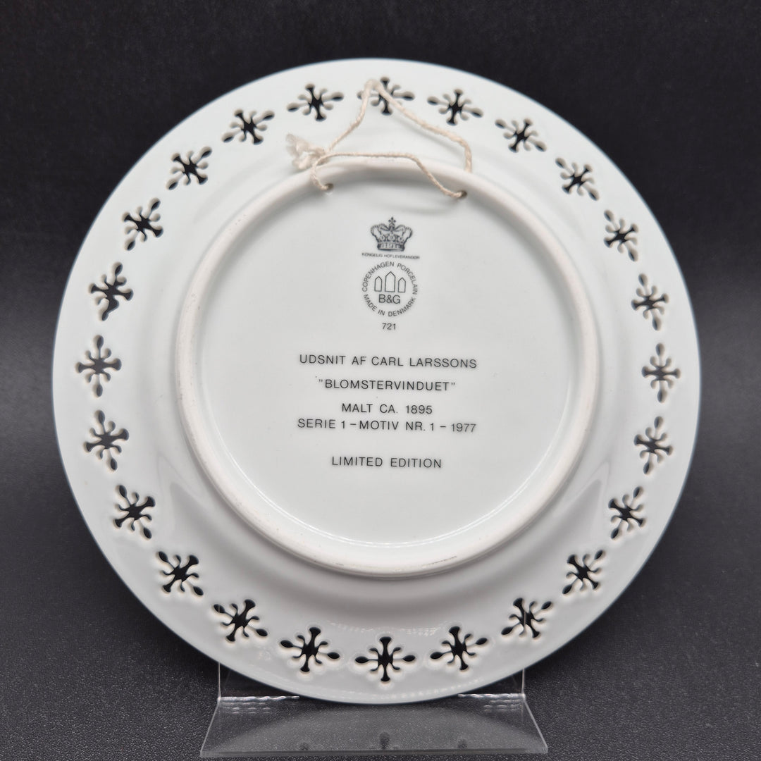 Bing & Gröndahl Samlartallrik Carl Larsson Retro