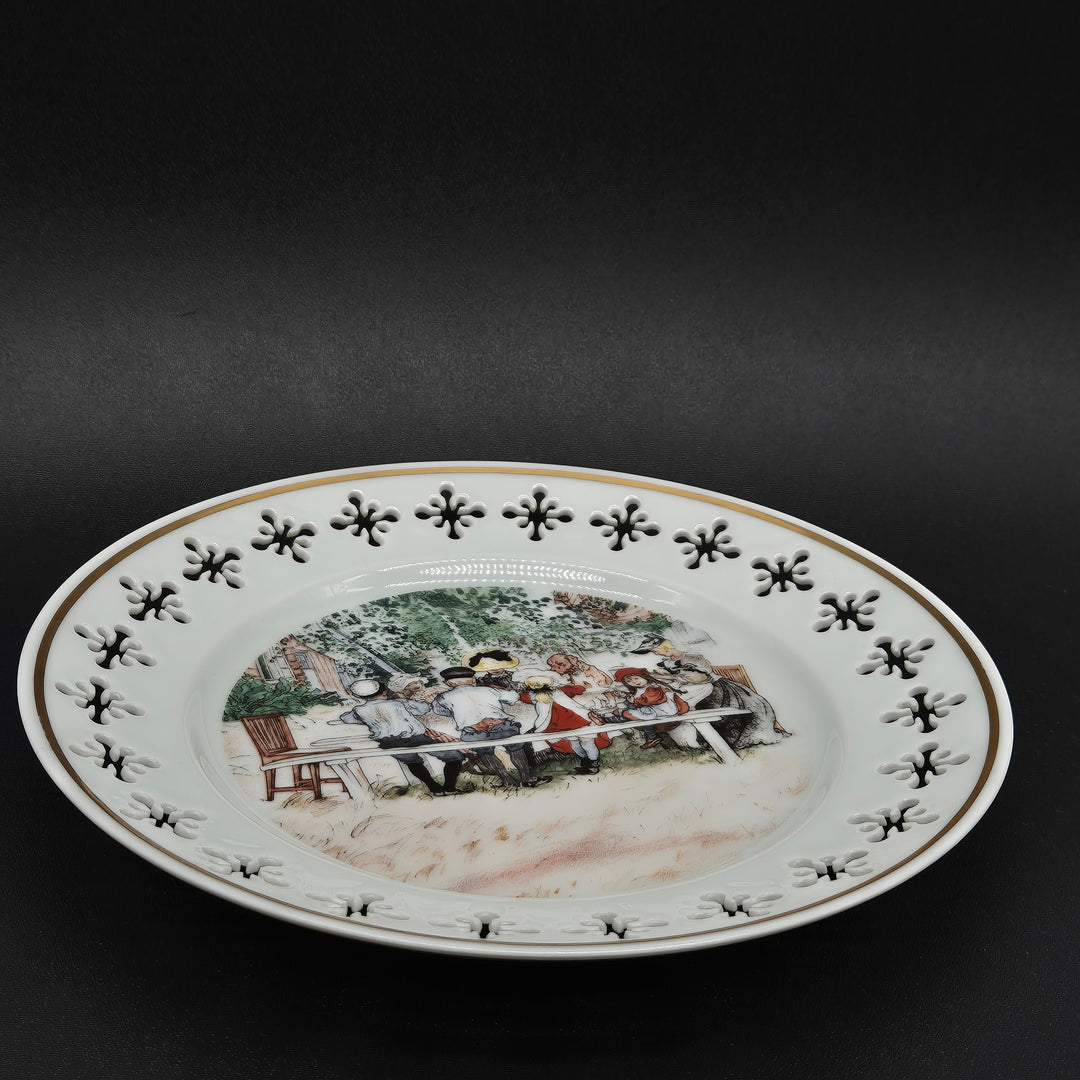 Bing & Gröndahl samlartallrik retro porslin