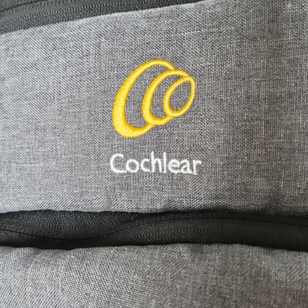 Cochlear elegant grå ryggsäck mycket gott skick