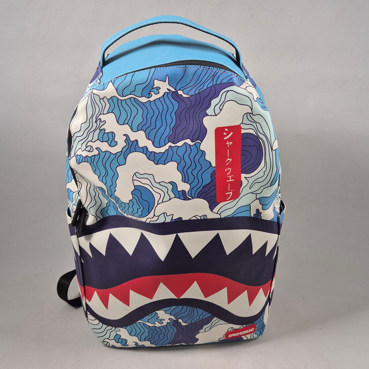 Unik Sprayground ryggsäck med vågmönster