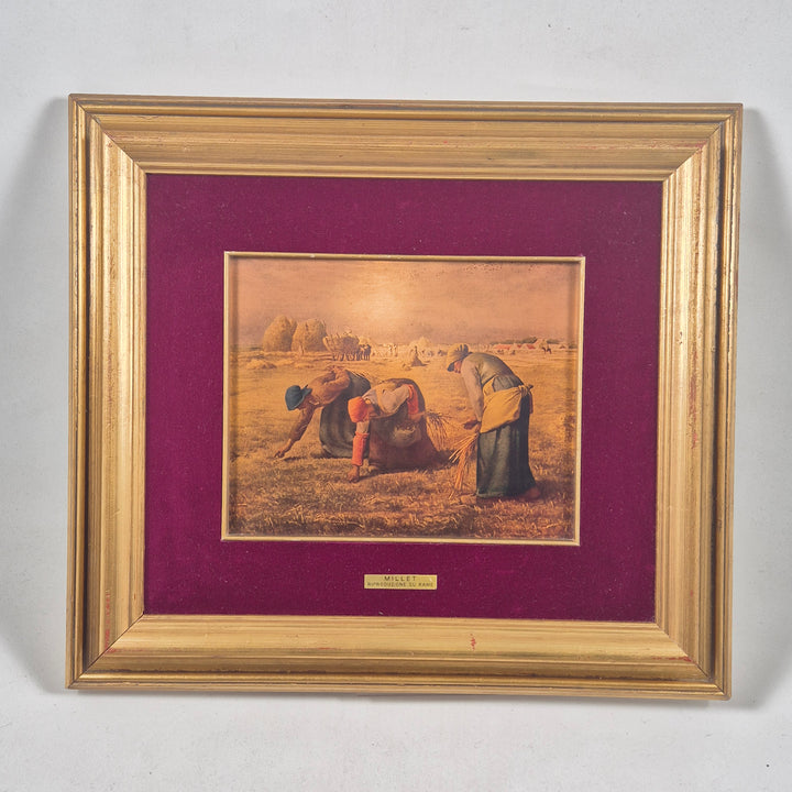 Klassisk landskapstavla i elegant guldram