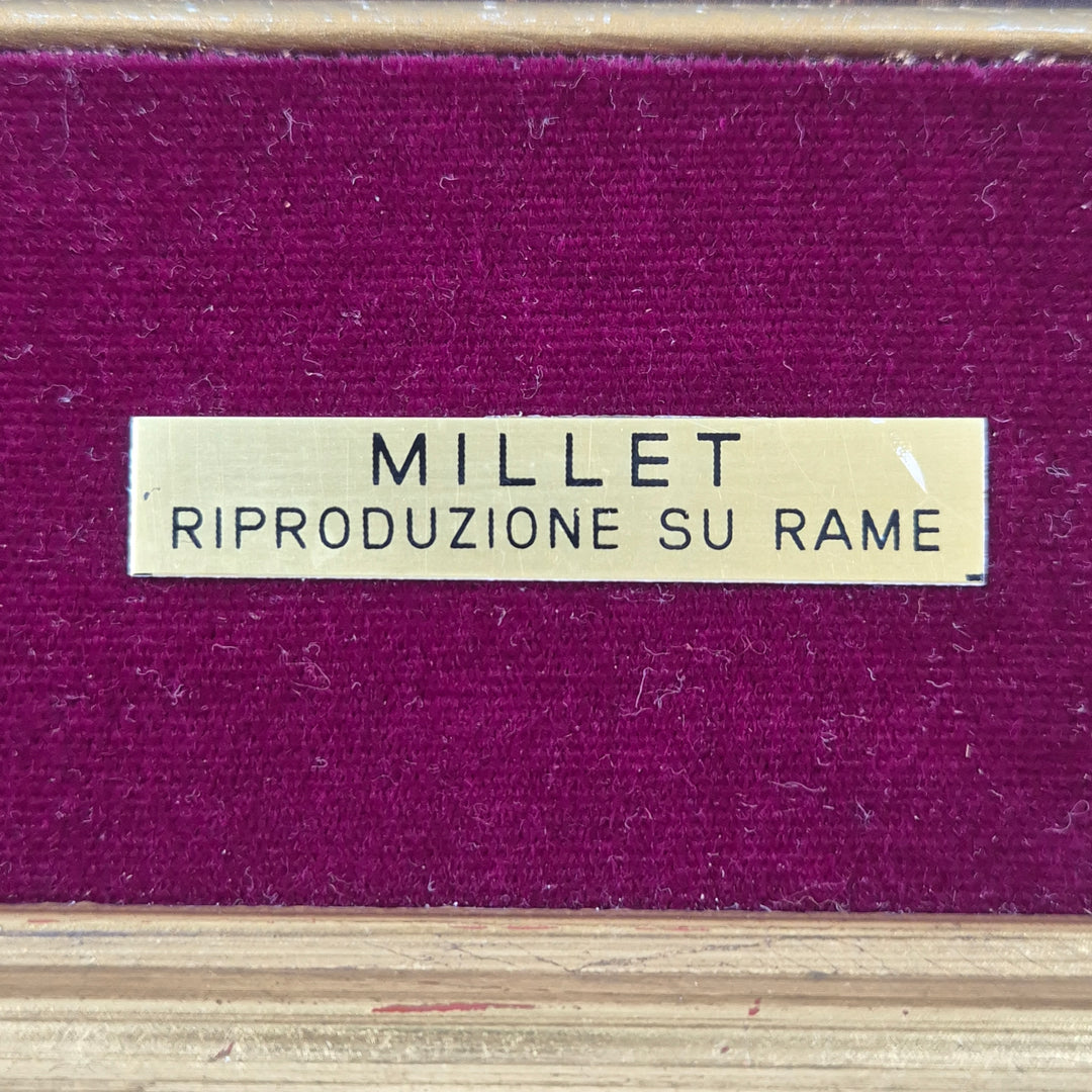 Klassisk landskapstavla i elegant guldram