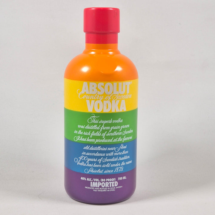 Absolut Vodka Regnbågsfärgad Samlarflaska 700 ML