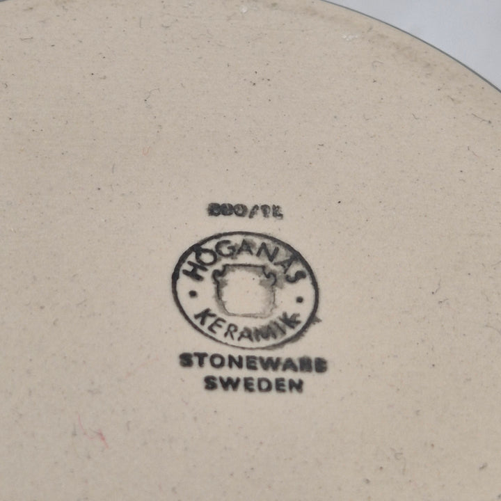 Höganas Keramikvas i Gråsvart Stengods Retro