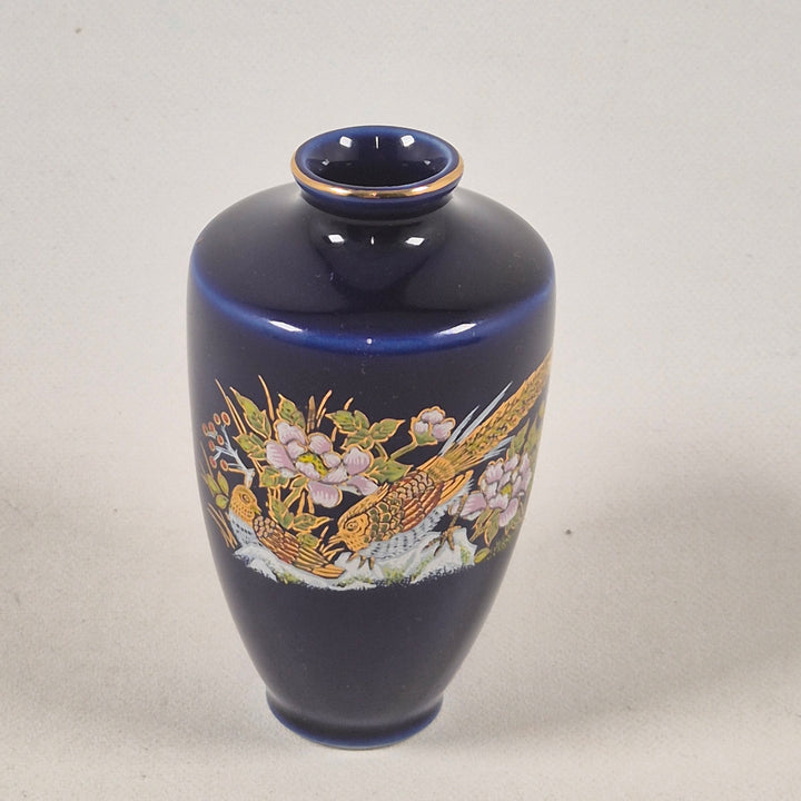 Handmålad Japansk Retro Vas från Hiro