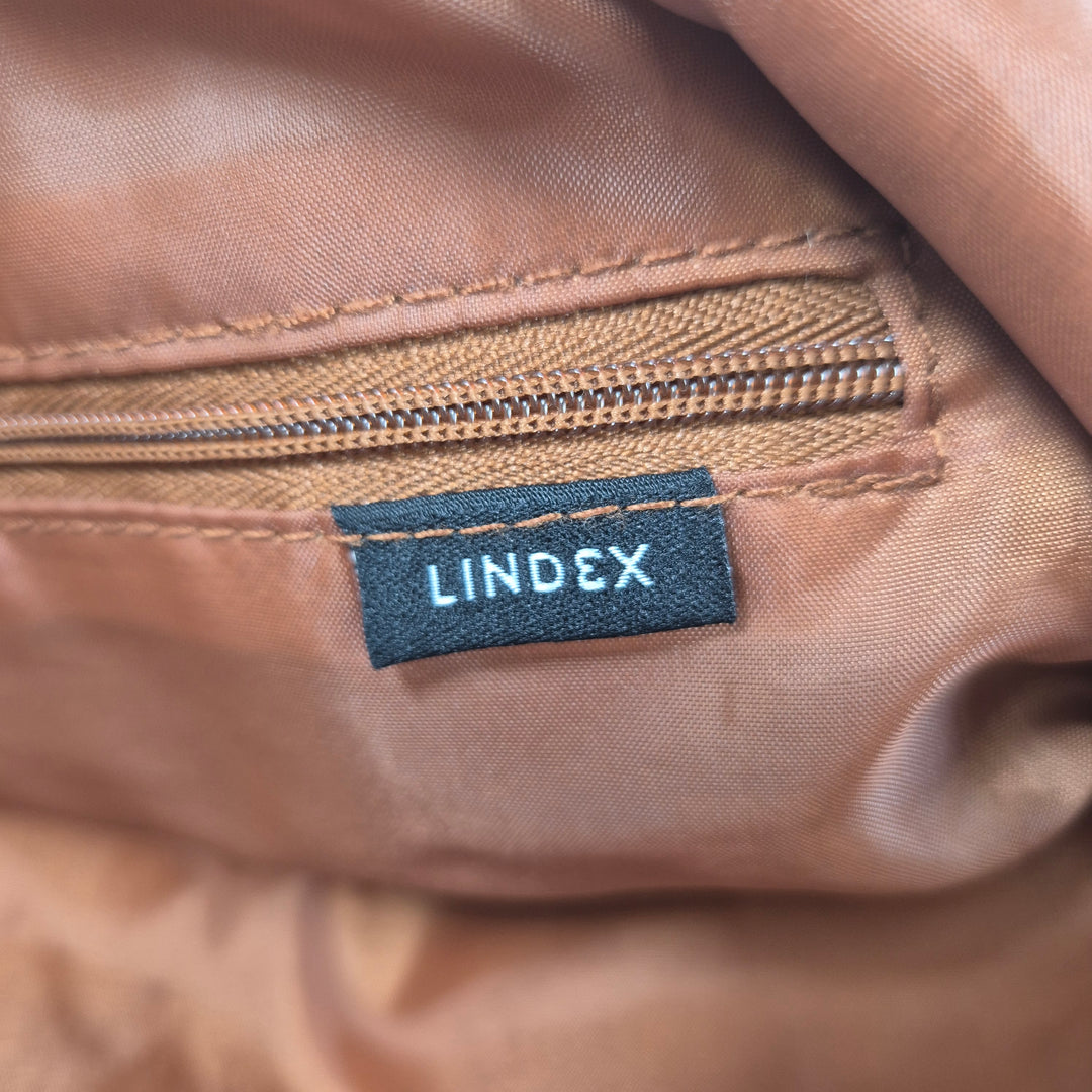 Elegant brun läderväska från Lindex