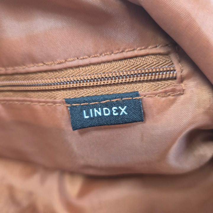 Elegant brun läderväska från Lindex