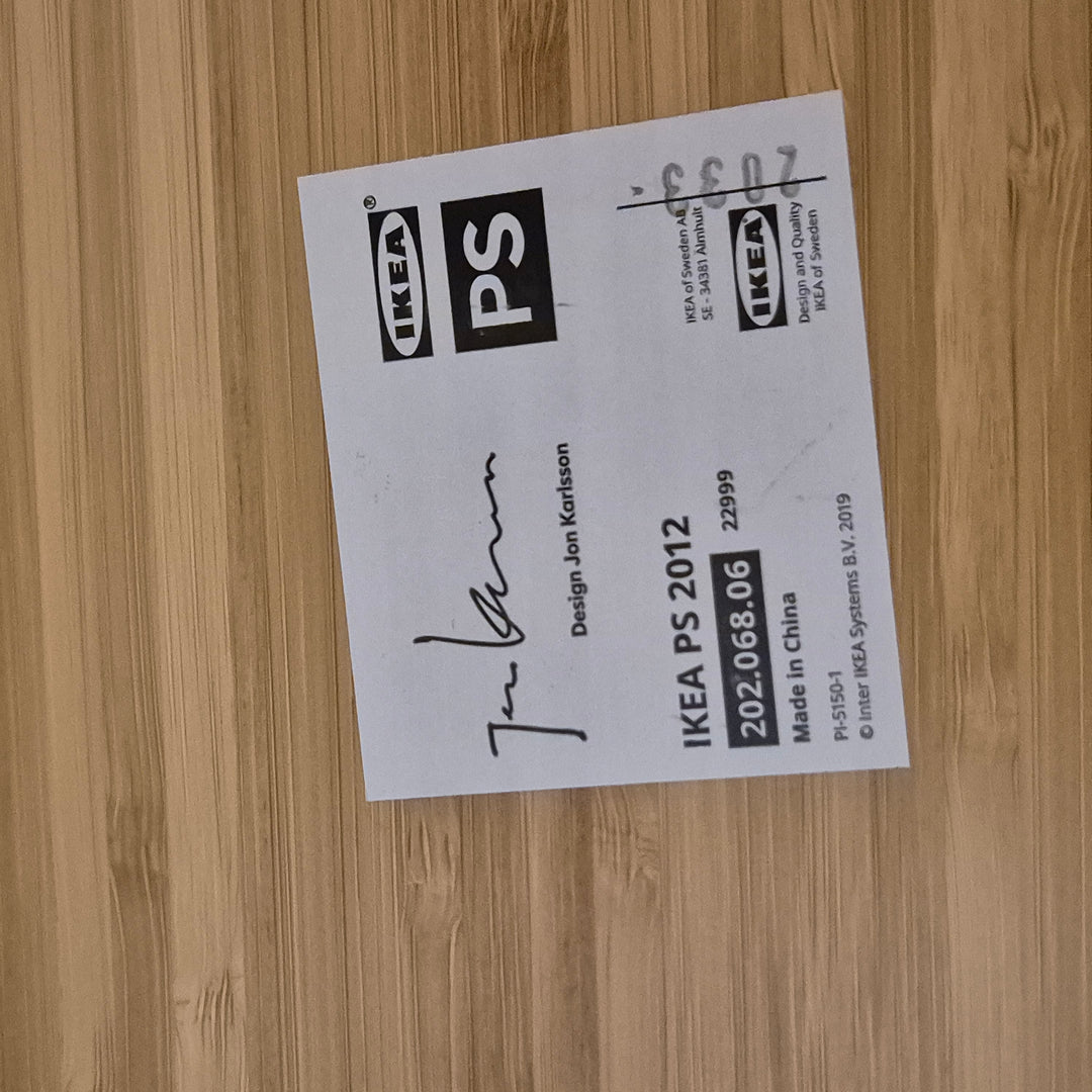 IKEA PS – Hopfällbart matbord i bambu och vitt