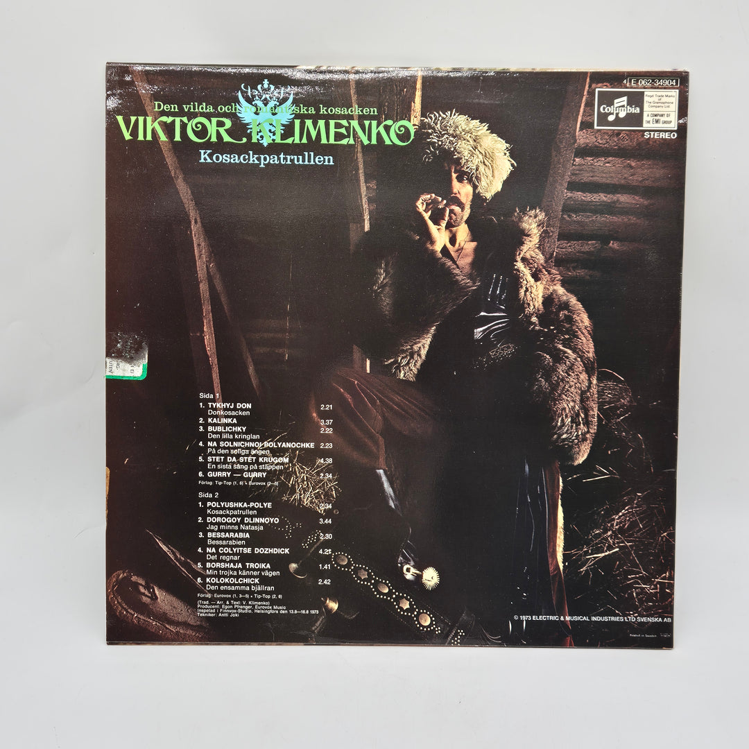 Viktor Klimenko Kosackpatrullen Retro Vinylskiva