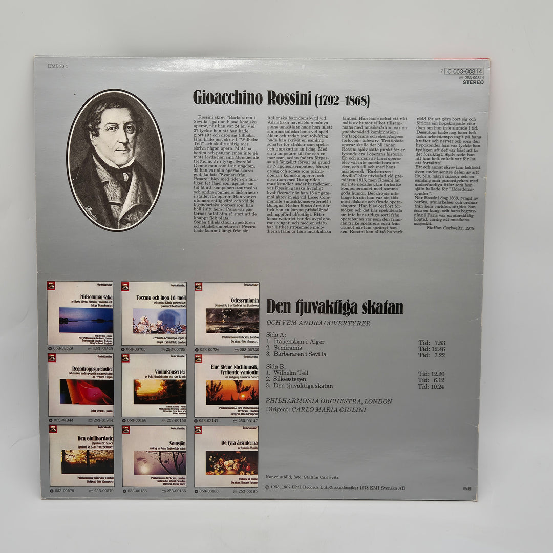 Rossini Klassisk Vinylskiva Retro EMI