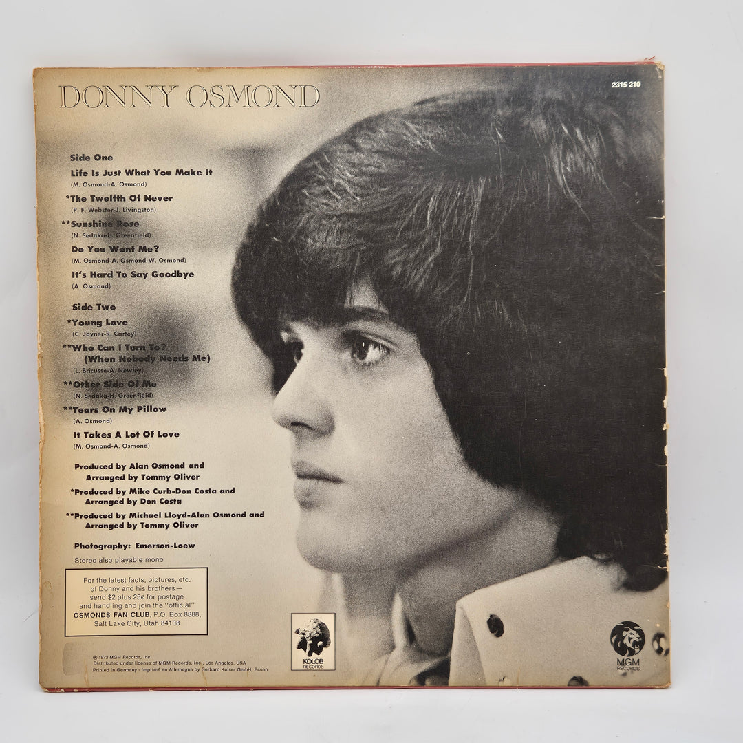 Donny Osmond Vinyl LP Retro Klassiker