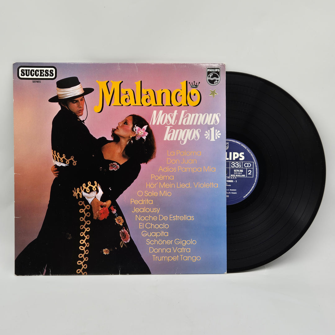 Klassisk retrovinyl Malando tango Philips