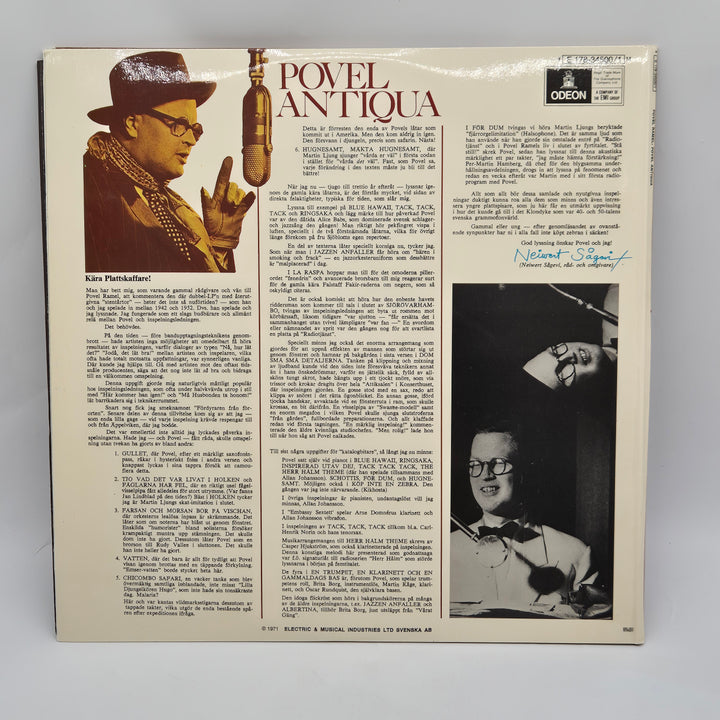 Retro vinylalbum Povel Ramel 1942-1952