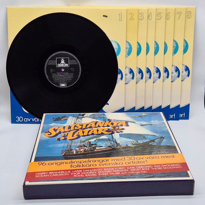 Retro Vinylskiva: Sällskapsspelaren med Svenska Hits