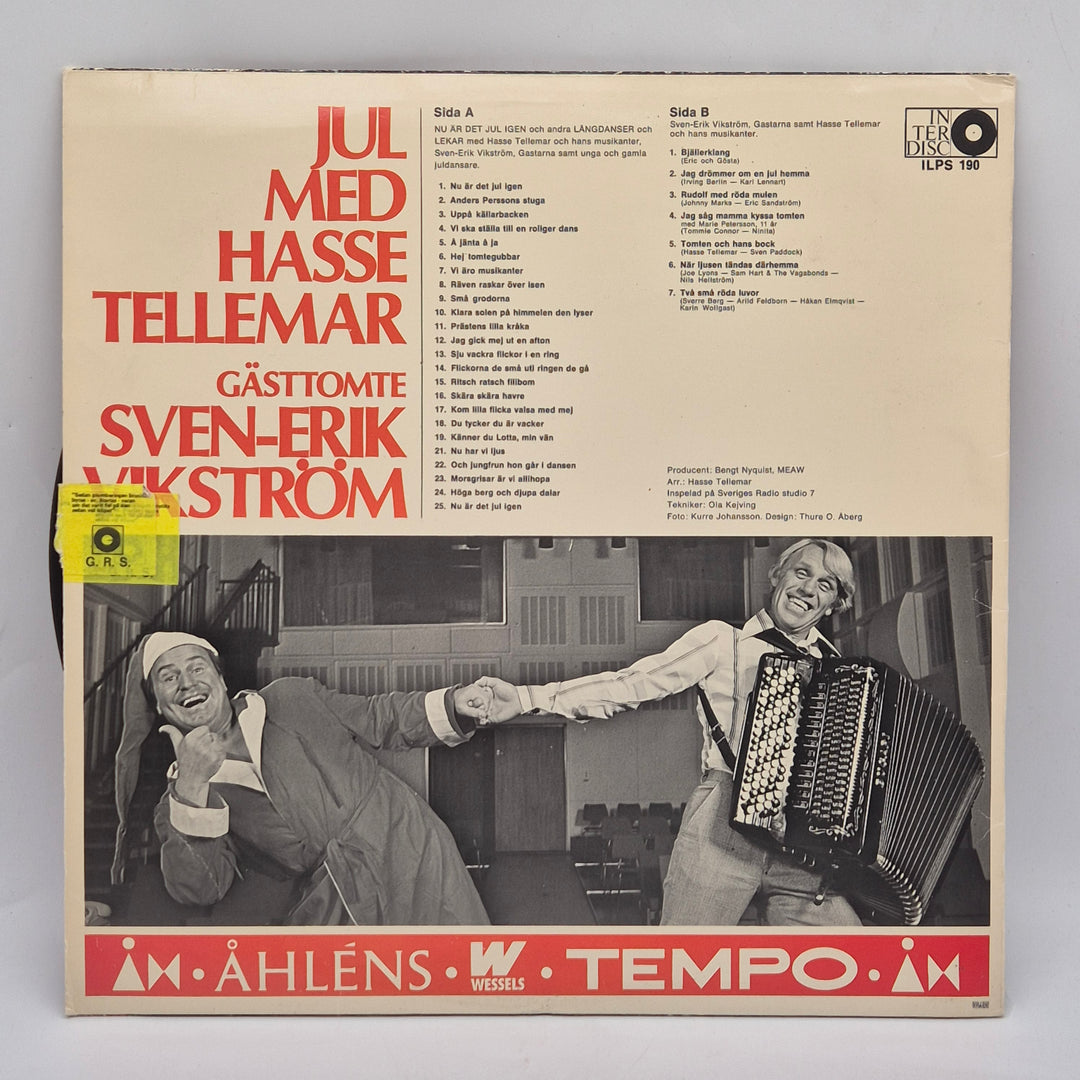 Jul med Hasse Tellemar LP Retro Vinyl