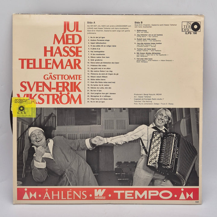 Jul med Hasse Tellemar LP Retro Vinyl