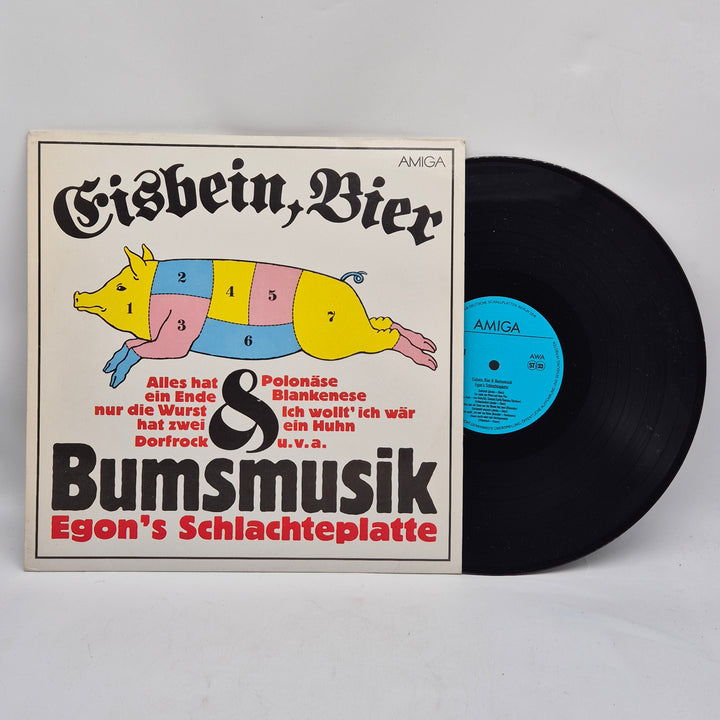 Amiga vinylskiva retro 80-tal Egon's Schlachtplatte