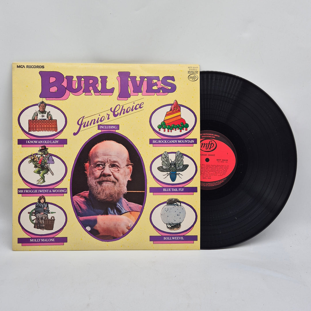 Retro Vinyl Burl Ives Junior Choice 12"