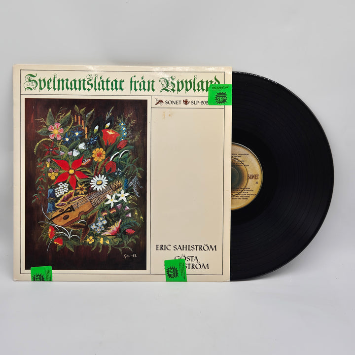 Spelmanslåtar från Uppland retro LP-vinyl