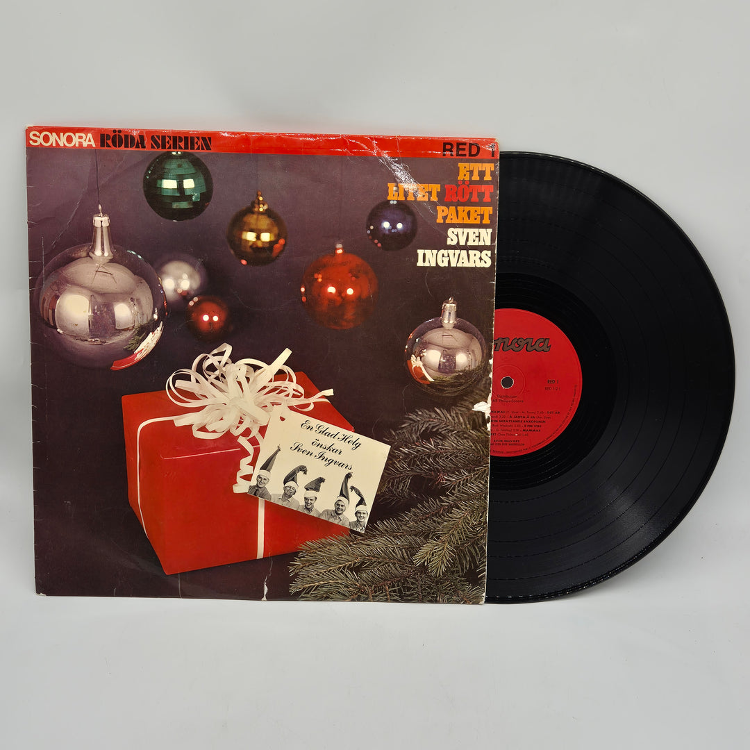 Retro vinylskiva Sonora Röda Serien 1960-tal