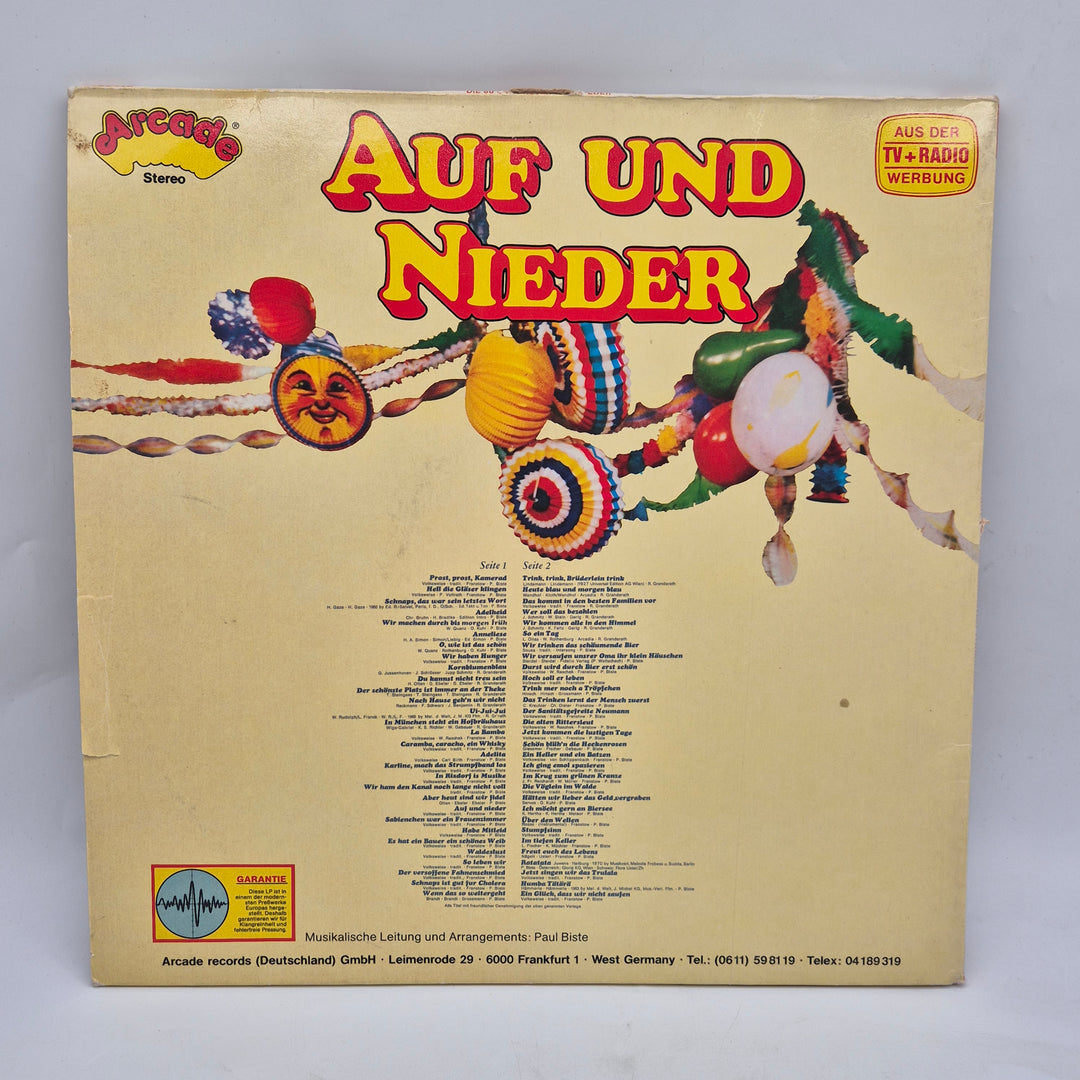 Retro Vinyl: Auf und Nieder - Arcade Records