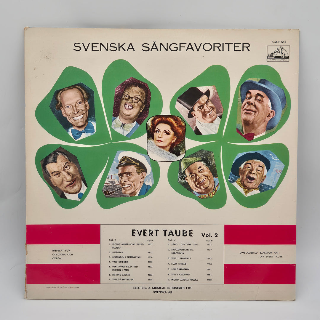 Evert Taube retro vinyl His Master's Voice