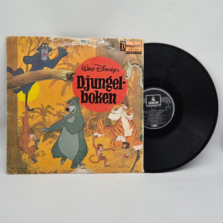 Nostalgisk Retro LP Djungelboken Vinyl från Disney