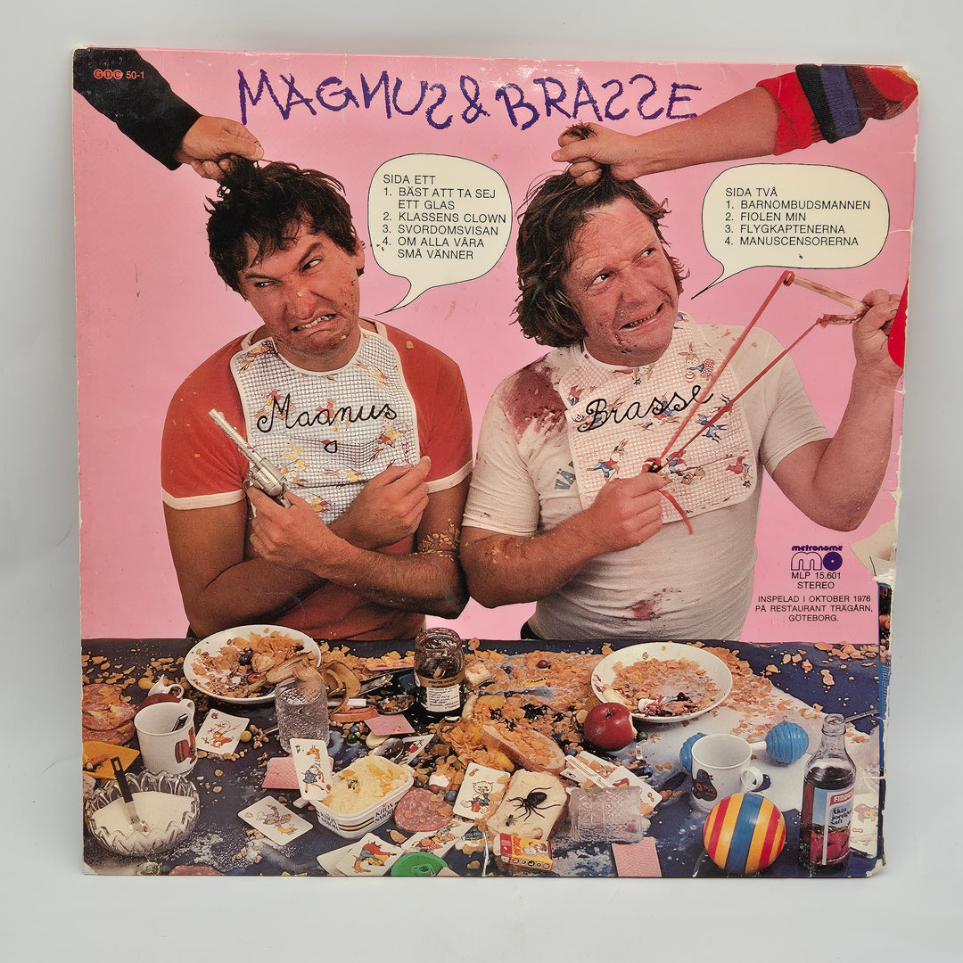 Magnus & Brasse retro LP-skiva vintage vinyl