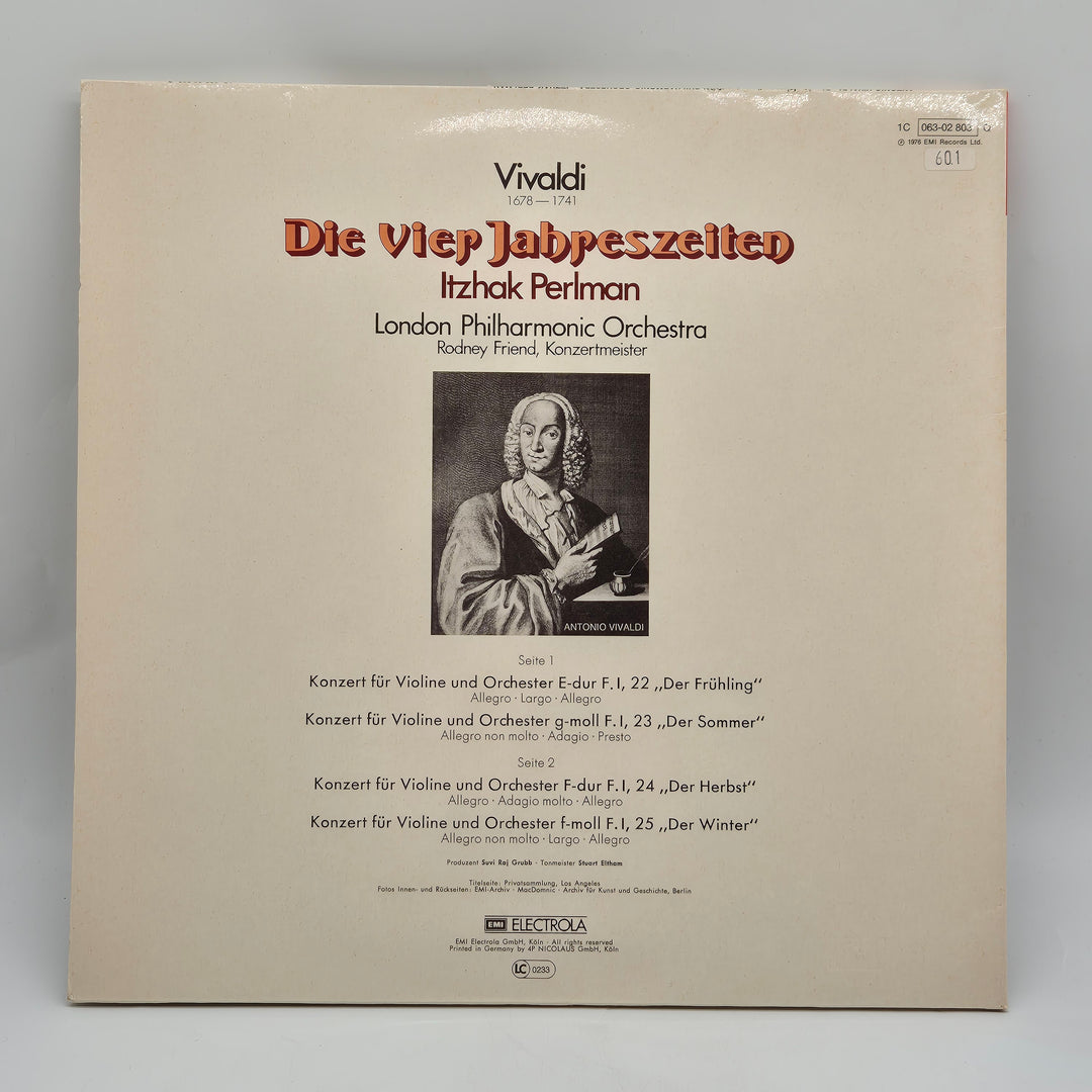 Vivaldi De Fyra Årstiderna Vinyl Retro