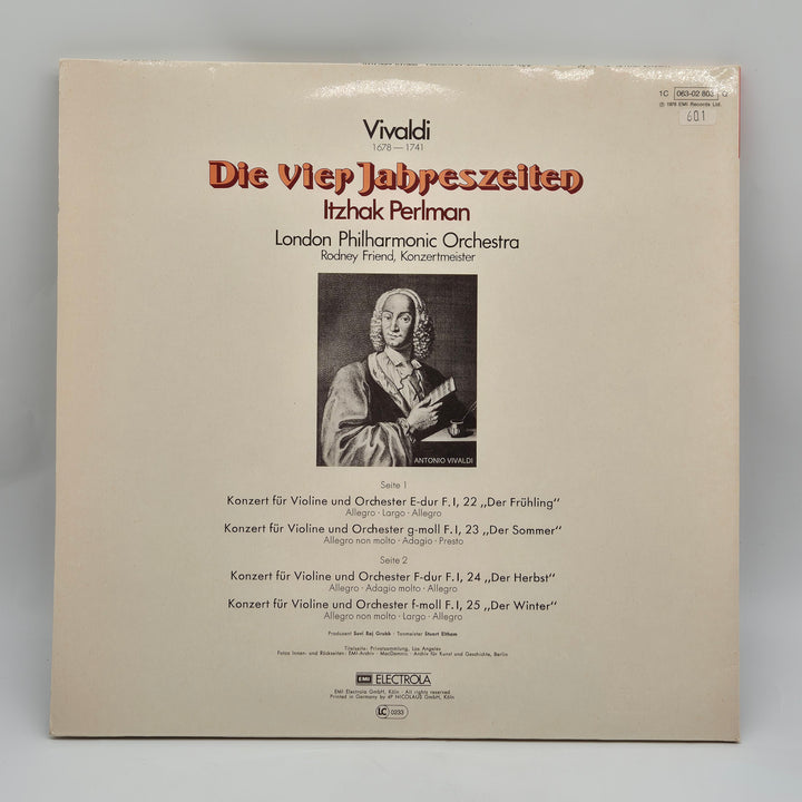 Vivaldi De Fyra Årstiderna Vinyl Retro