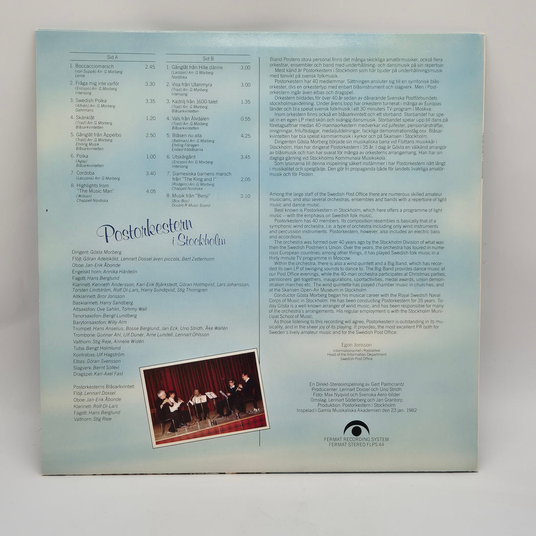 Retro Vinylskiva Postorkestern i Stockholm 1982