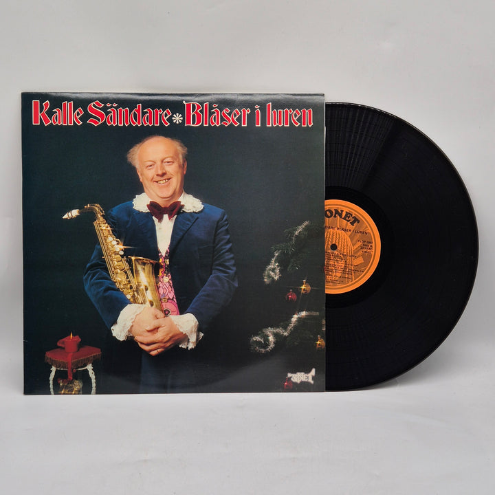 Retro vinylskiva Kalle Sändare Blåser i Luren