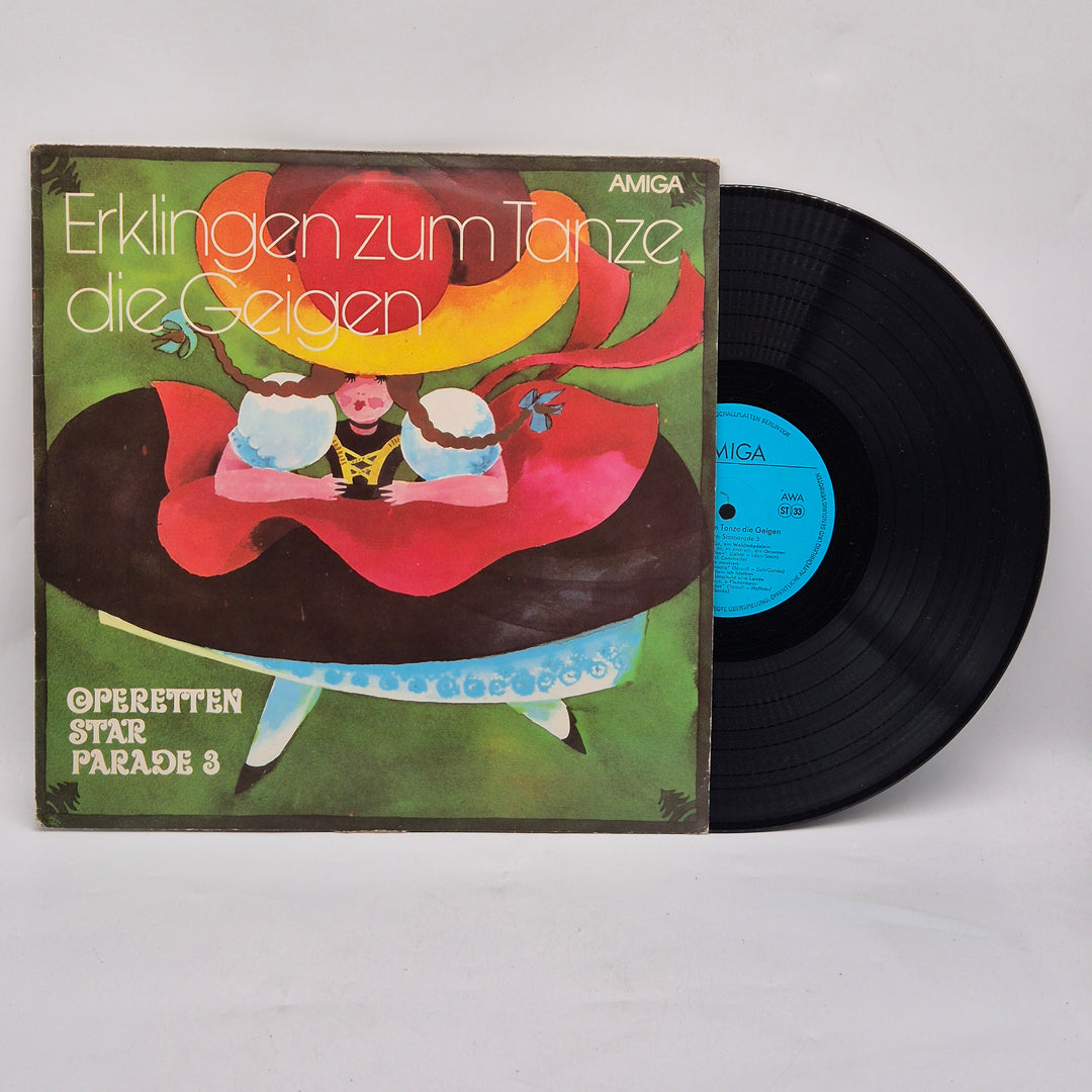 Retro AMIGA vinylskiva operettpärlor 12 tum