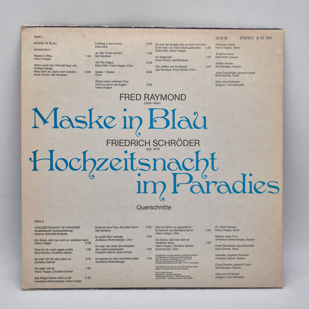 Dubbelalbum Vinyl LP Retro Operetter AMIGA