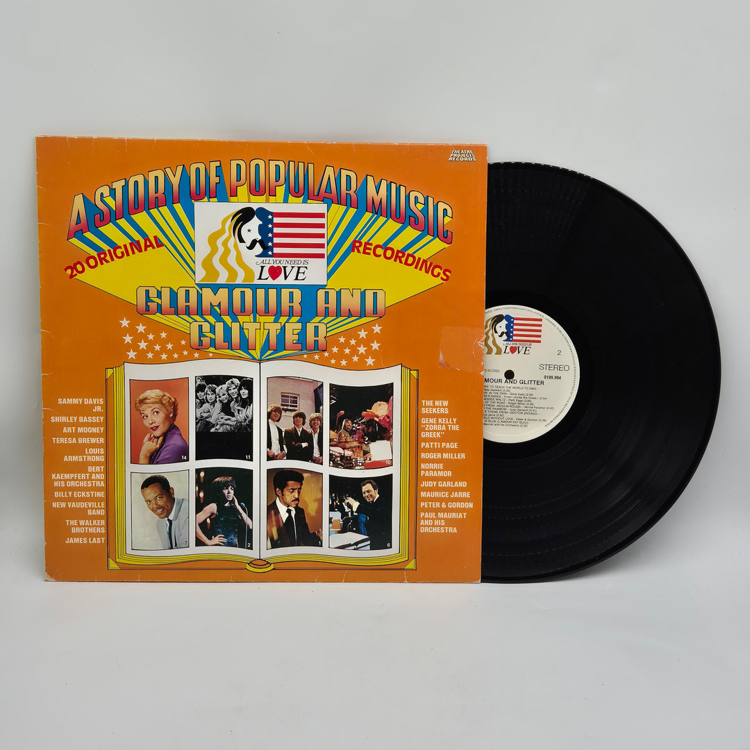 Retro Vinylskiva Glamour och Glitter 12"