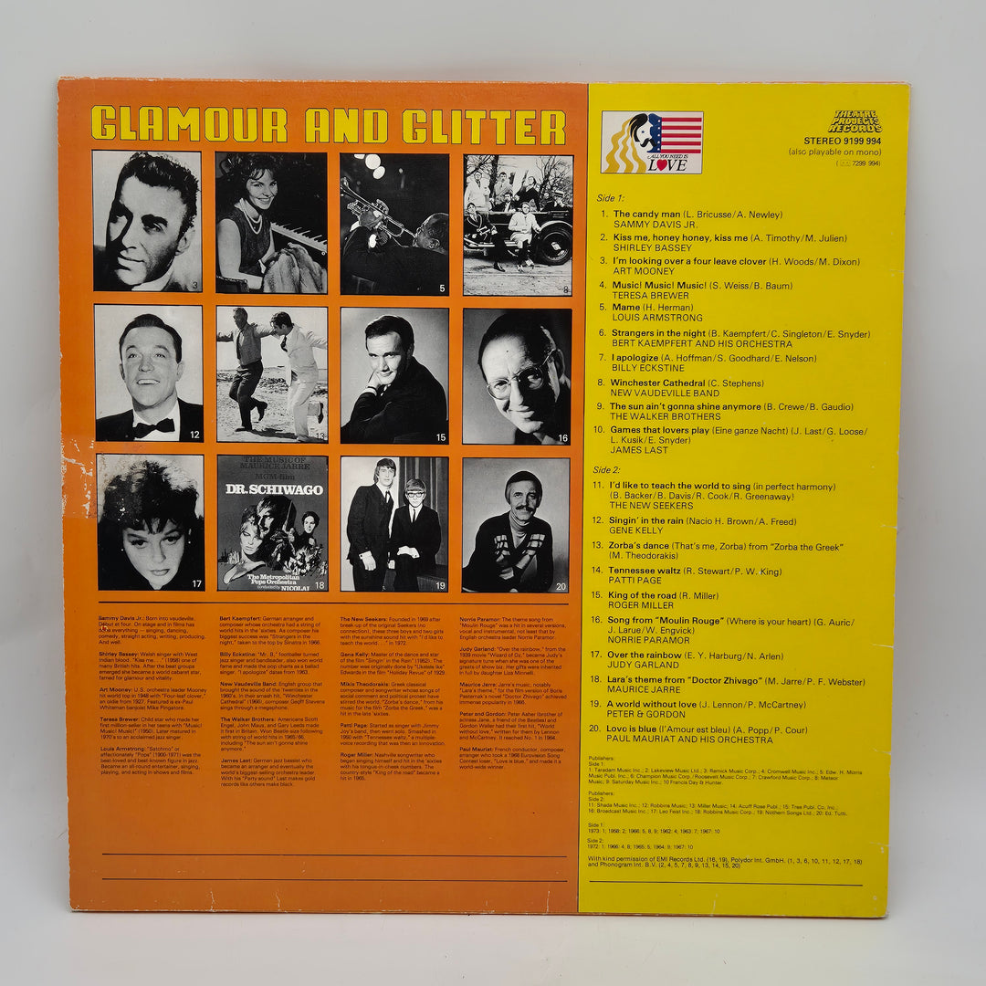 Retro Vinylskiva Glamour och Glitter 12"