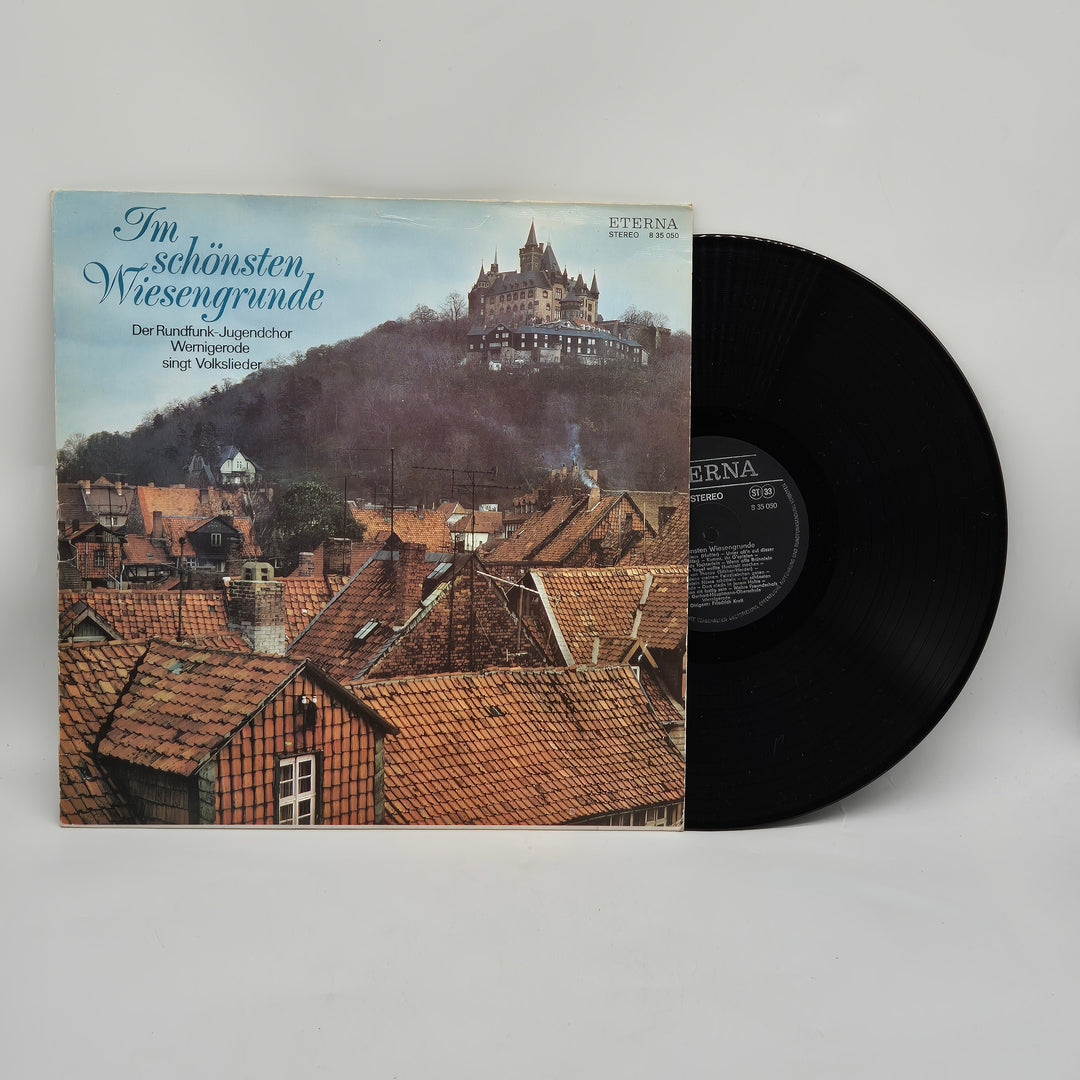 Retro vinylskiva Eterna med tyska folkmelodier