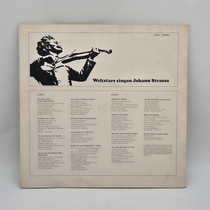 Vintage Vinylskiva Johann Strauss EMI Retro