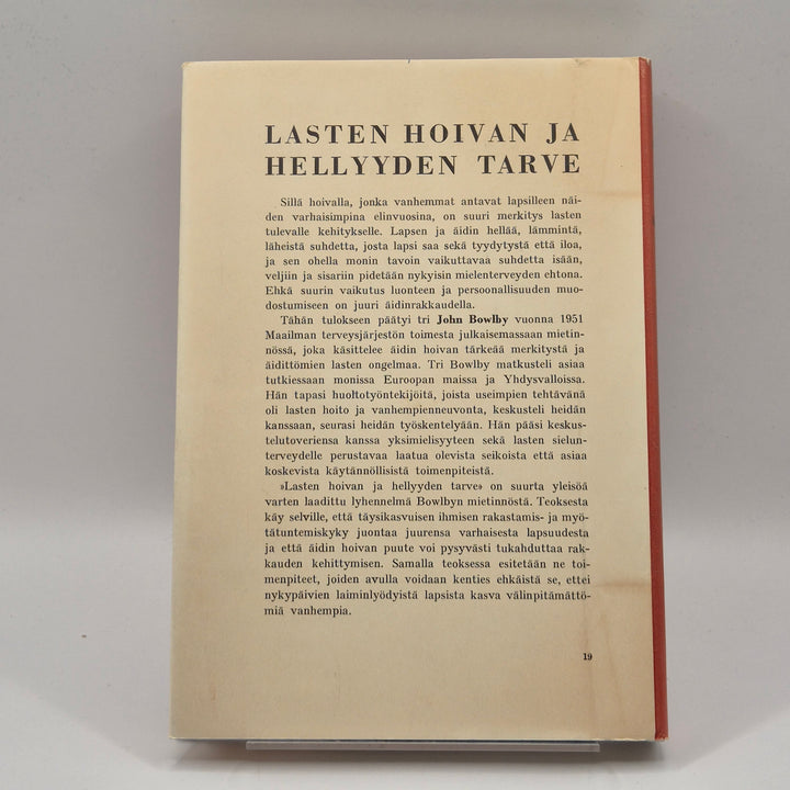Retro psykologibok av John Bowlby WSOY