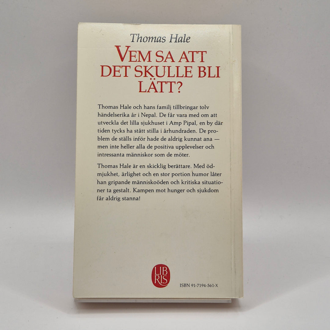 Begagnad Bok Vem sa att det skulle bli lätt?