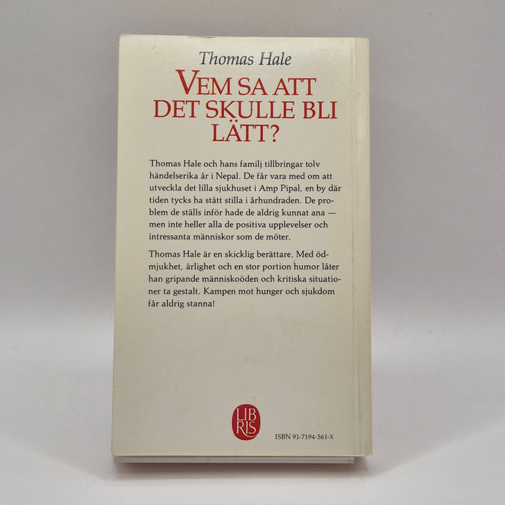 Begagnad Bok Vem sa att det skulle bli lätt?