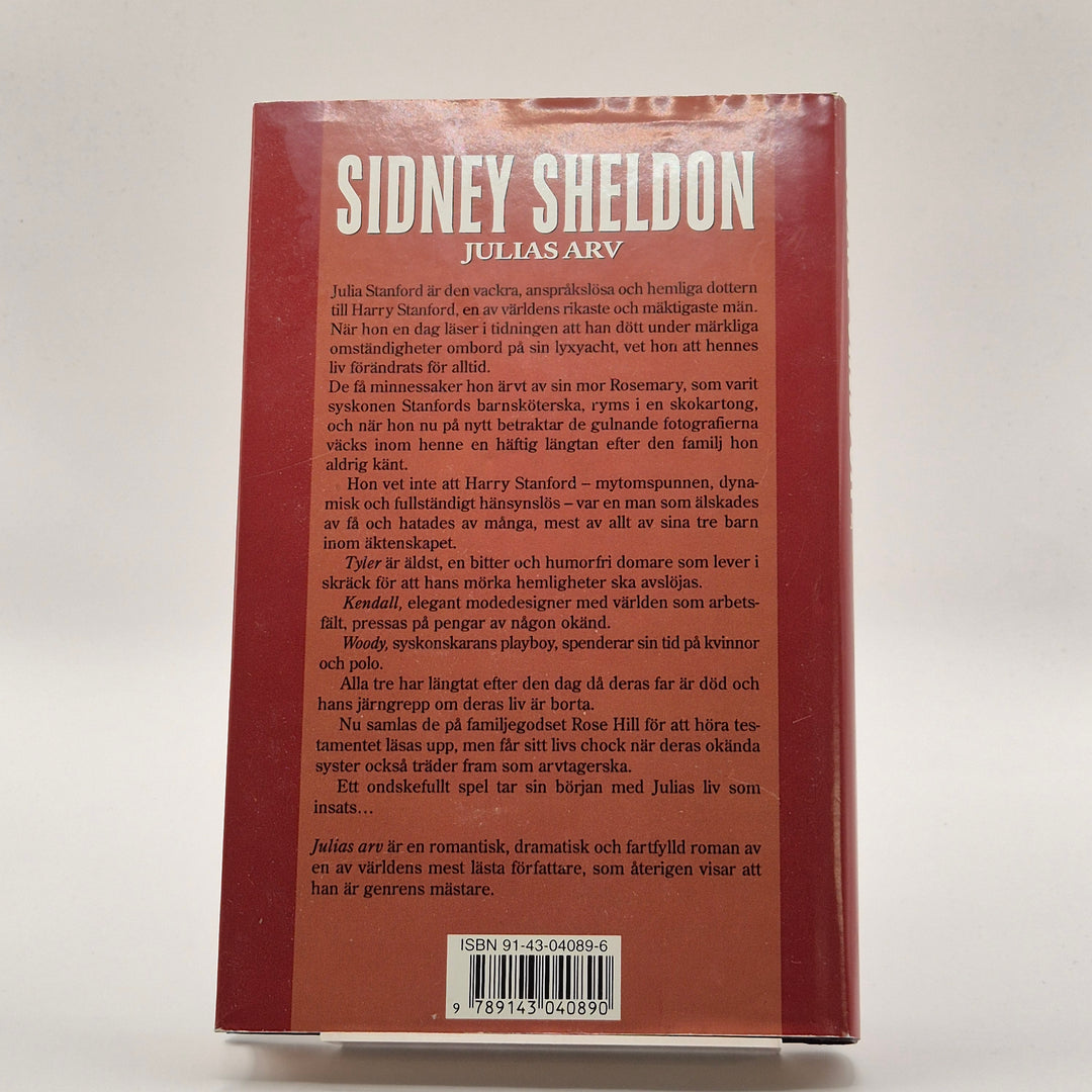 Sidney Sheldon bok Julias Arv mycket bra skick