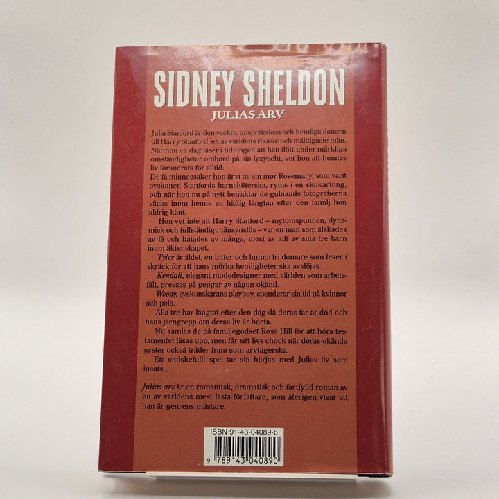 Sidney Sheldon bok Julias Arv mycket bra skick