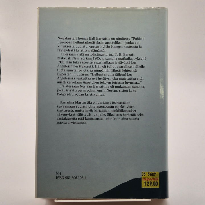 Retro bok T.B. Barratt Helluntaiaapostoli