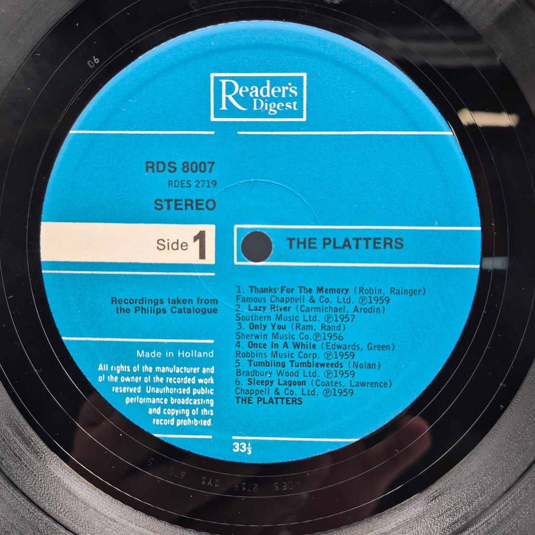 Retro Vinyl av The Platters från 50-60-tal