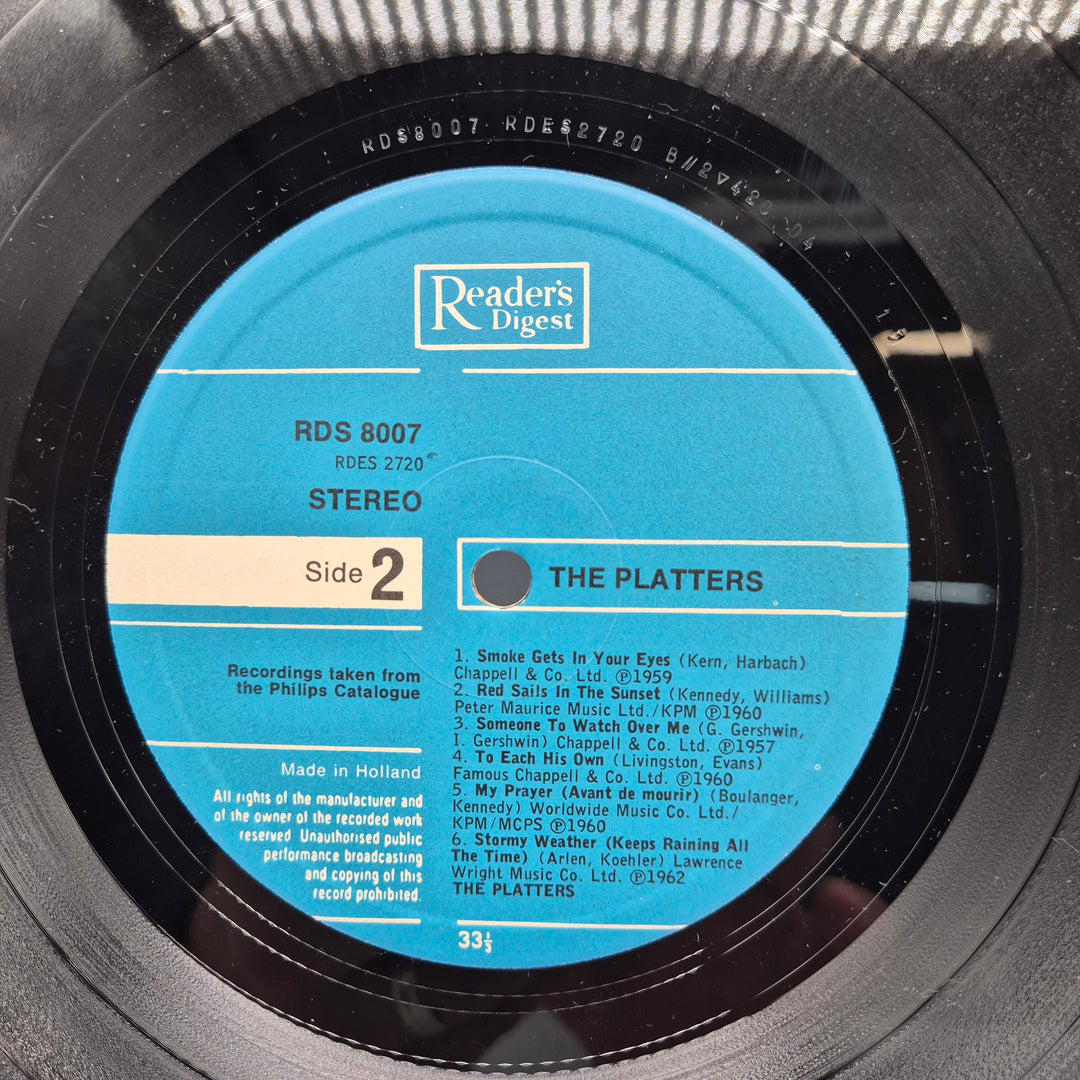 Retro Vinyl av The Platters från 50-60-tal