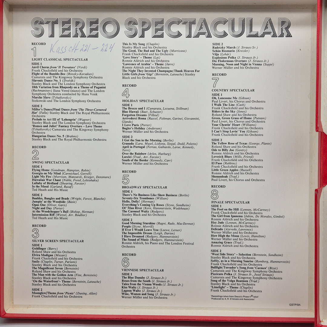 Decca vintage vinylskiva Retro 12 tum