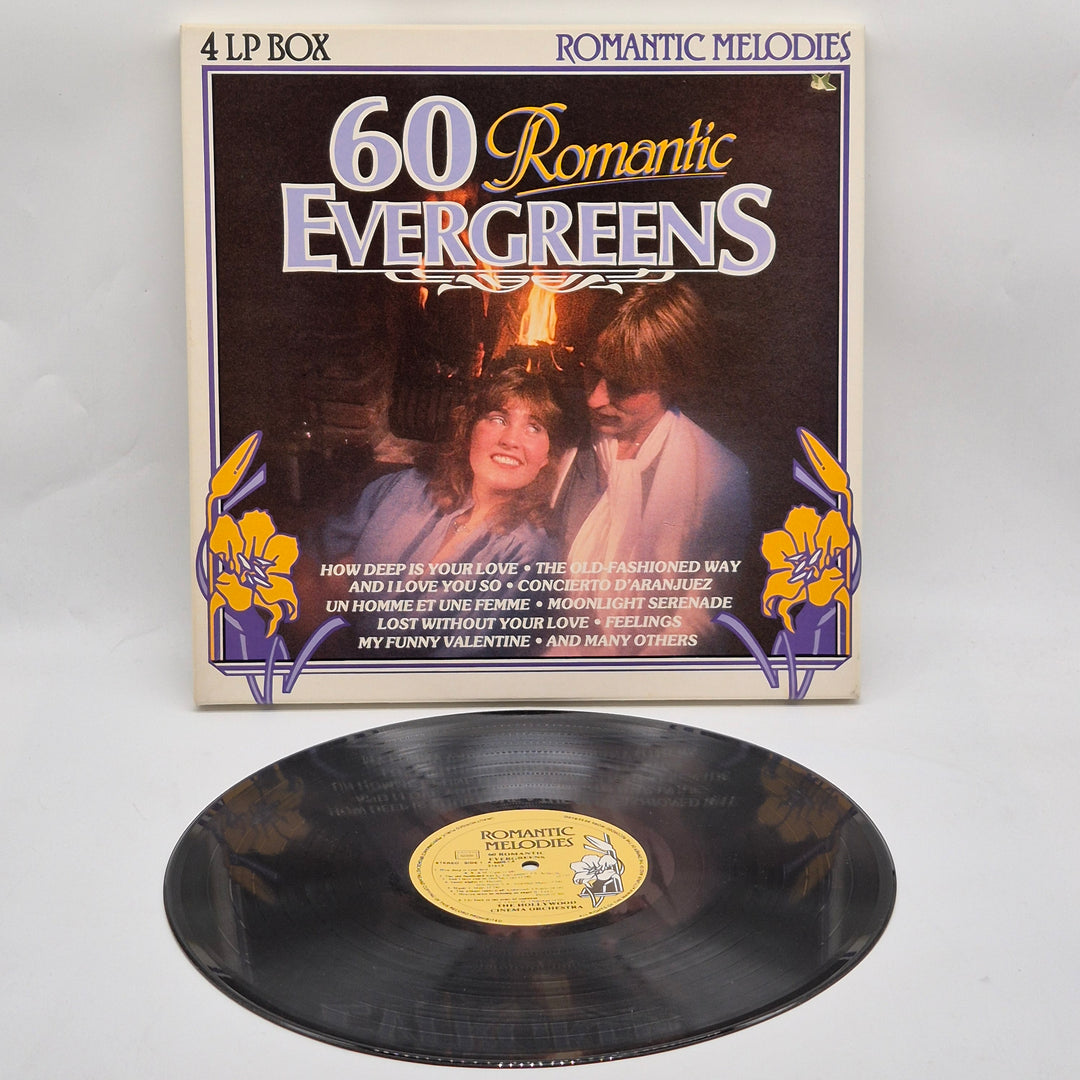 Retro 4 LP Box med Romantiska Klassisker